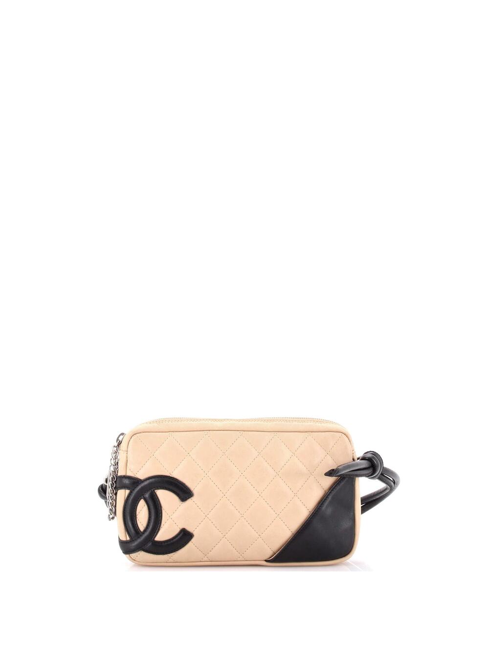 Chanel Cambon Pochette Quilted Leather #296230C15B